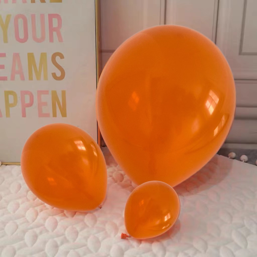 Haorun's Premier Orange Matte Latex Balloons - Guaranteed Quality and Precision