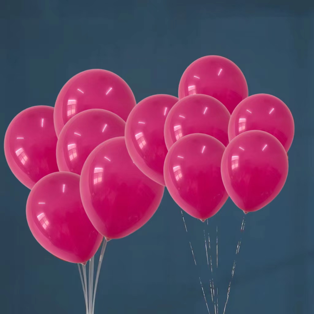 Haorun Rose Red Matte Latex Balloons – Quality, Durable & Elegant Decor